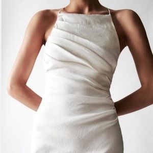 Zara white dress NWT